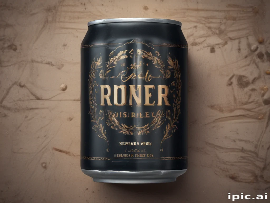 beer can mockup