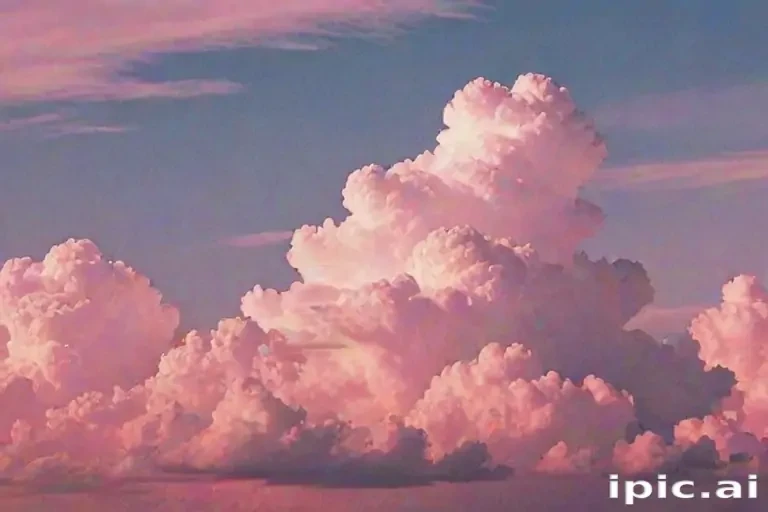 aesthetic pink clouds
