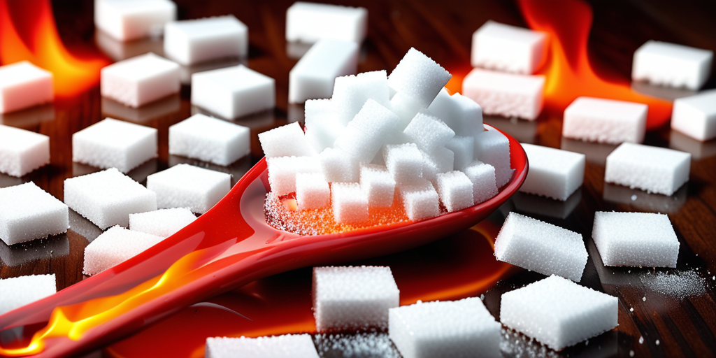 what temperature does sugar burn