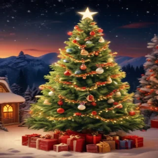 pretty christmas background