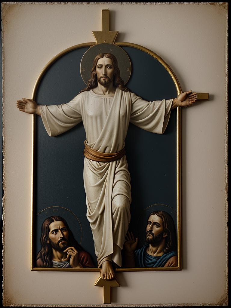 pictures of jesus on a cross