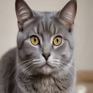 grey cat