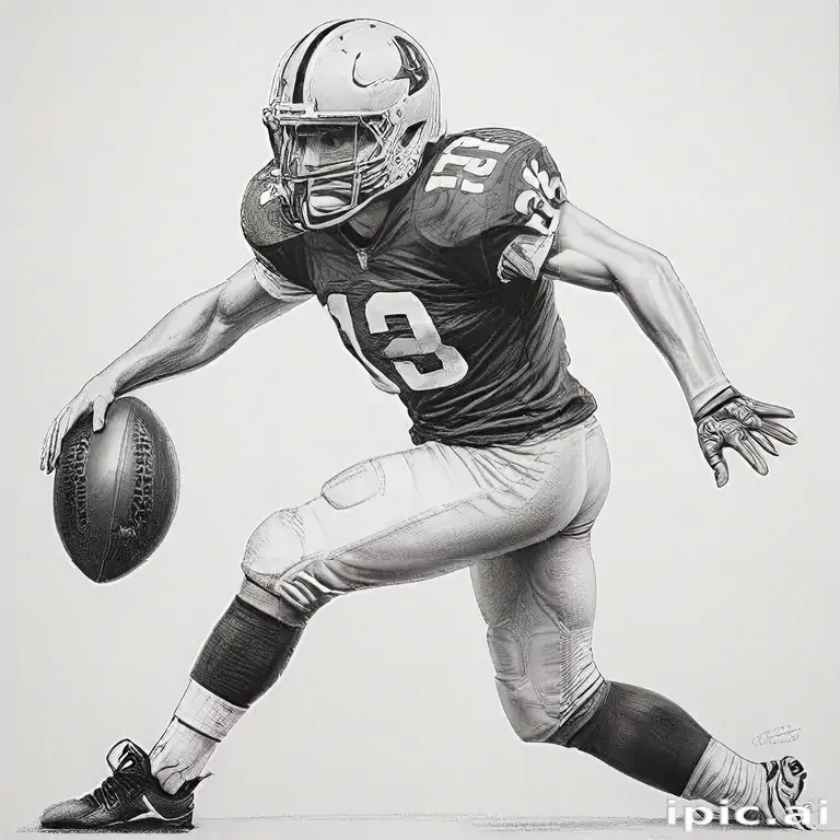 football drawing