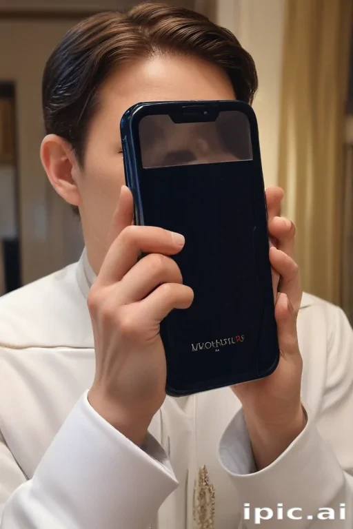 holding a phone