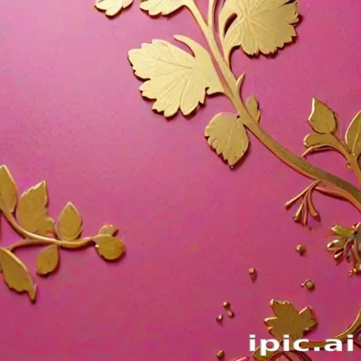 pink and gold background