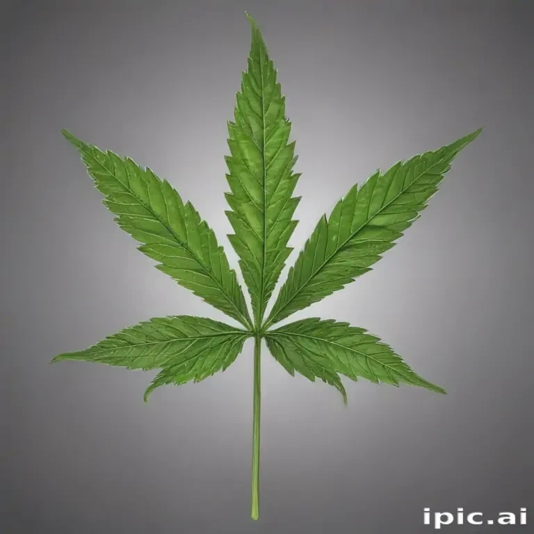 marijuana leaf transparent background