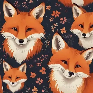cute fox backgrounds
