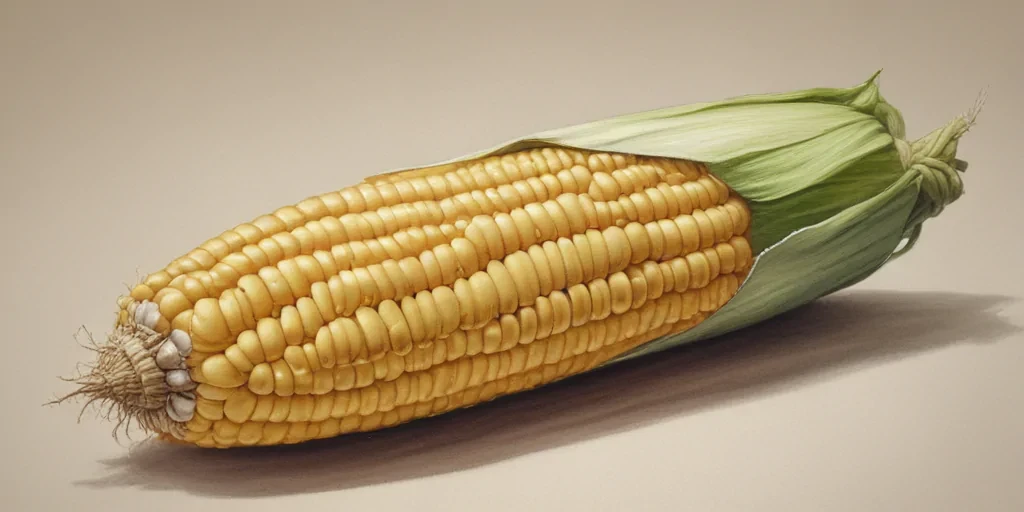 corn drawing