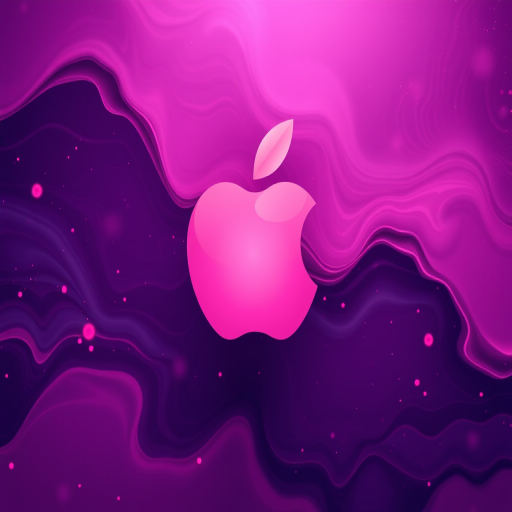 pink apple wallpaper