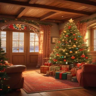 cartoon christmas backgrounds
