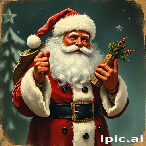vintage santa images free
