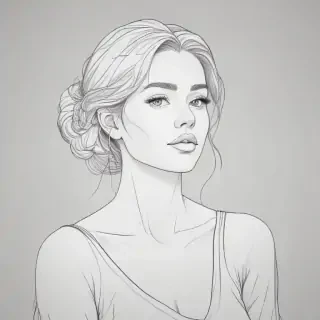transparent line art