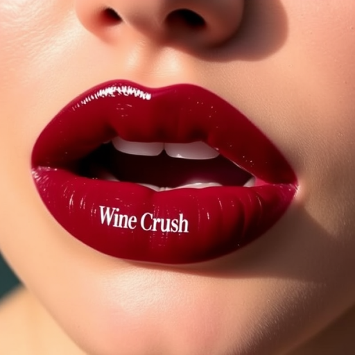 Sultry "Wine Crush" lip stain provides a deep burgundy tint that gradually fades to a natural-looking flush, lasting through meals and drinks with effortless grace