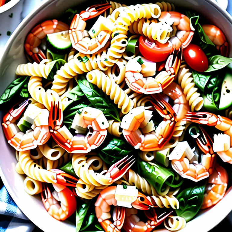 shrimp pasta salad italian dressing