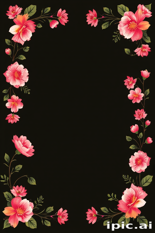 floral border png