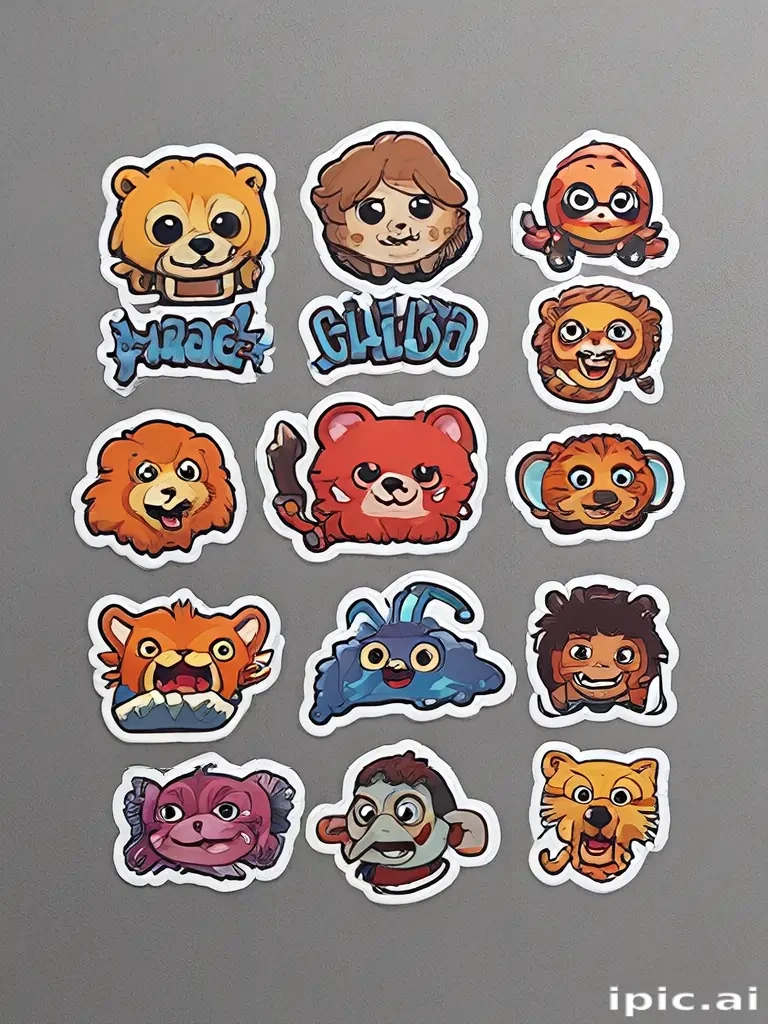 stickers mockup