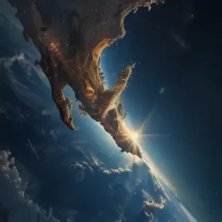 earth from space