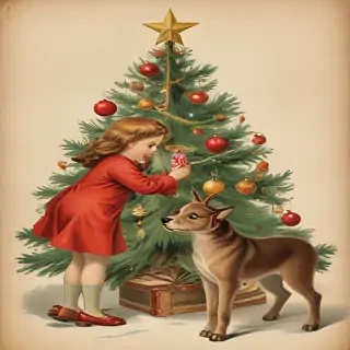 printable vintage christmas images