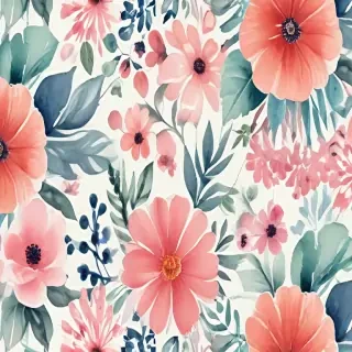 watercolor flower background