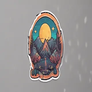 sticker mockup