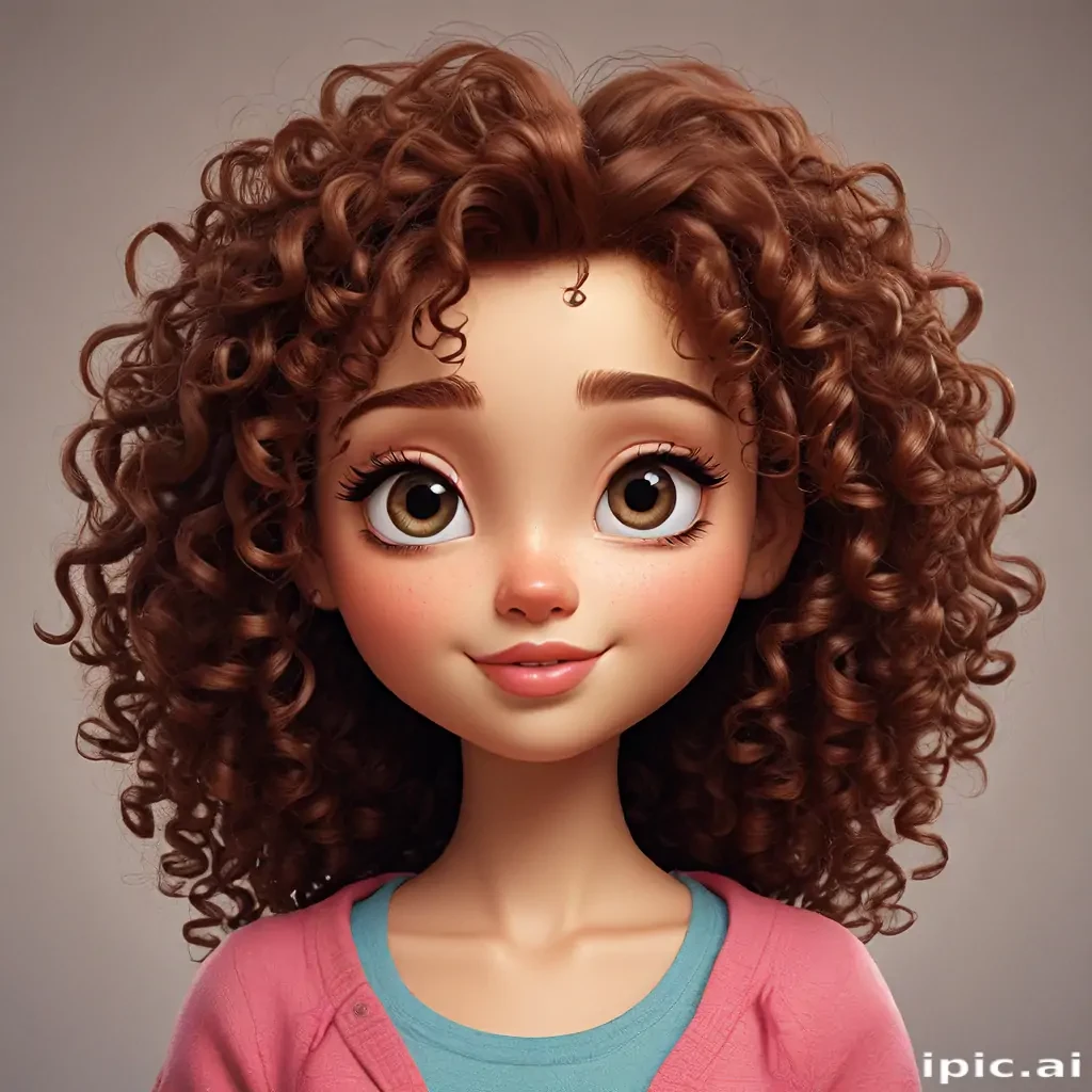 cartoon characters with curly hair