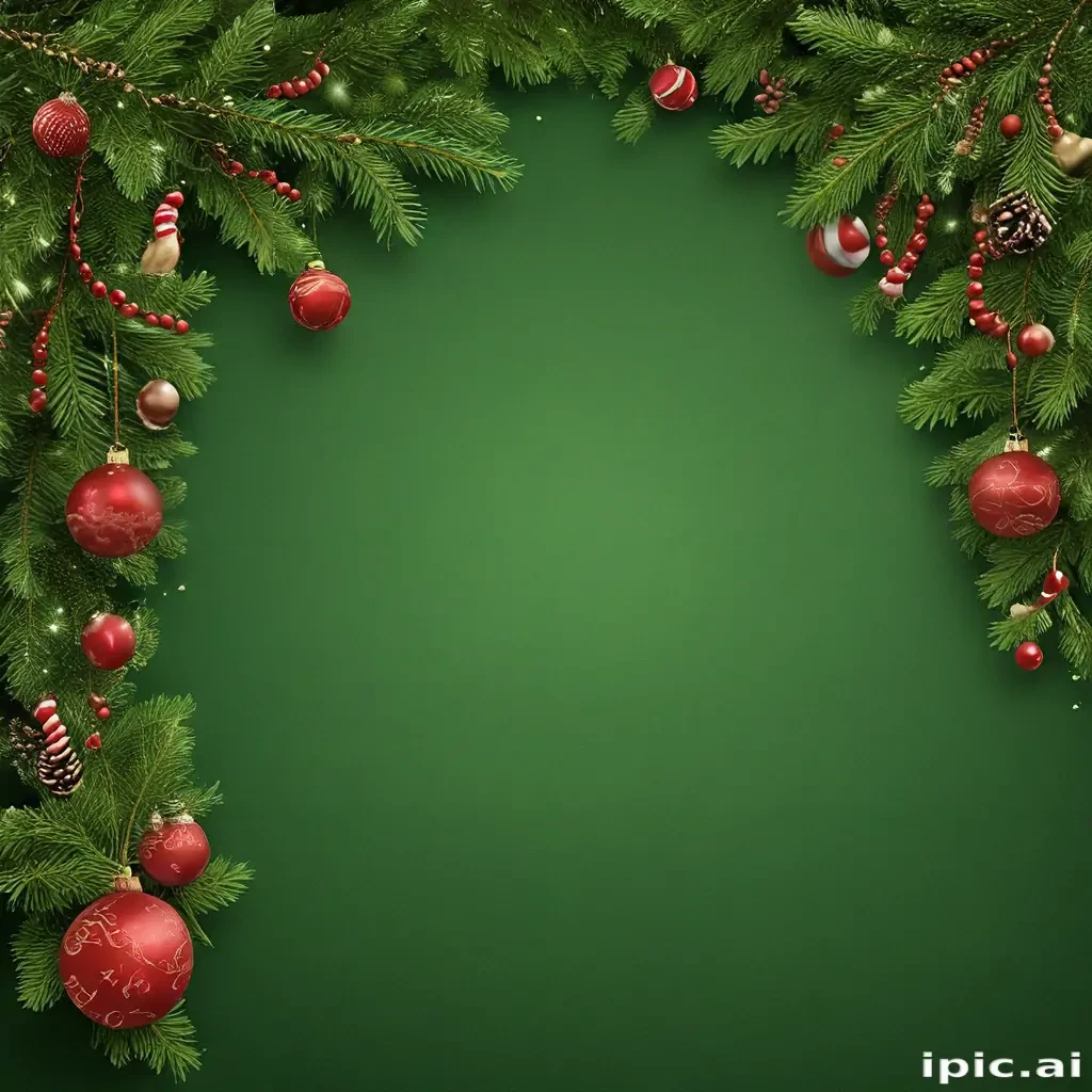 green christmas bg