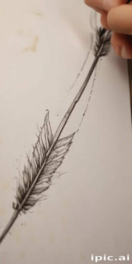 hand drawn arrow