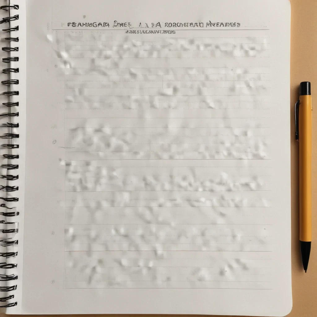 notebook paper image