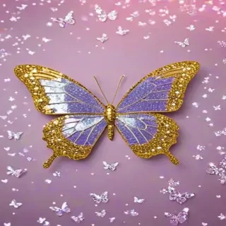 glitter butterfly wallpaper
