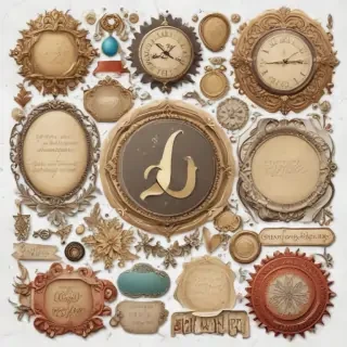 scrapbook stickers png