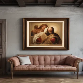 framed art mockup