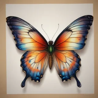 picture of a butterfly drawing