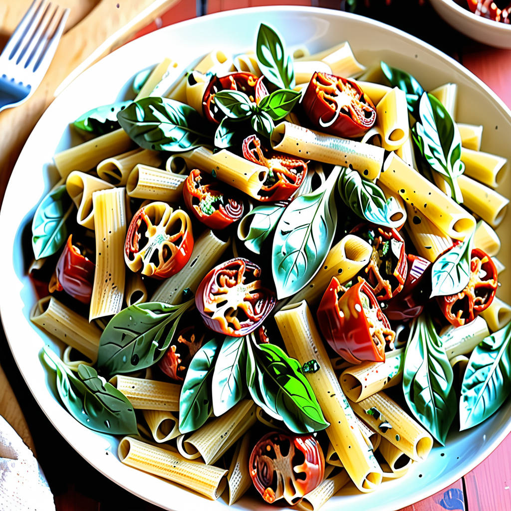 pasta sun dried tomatoes artichokes