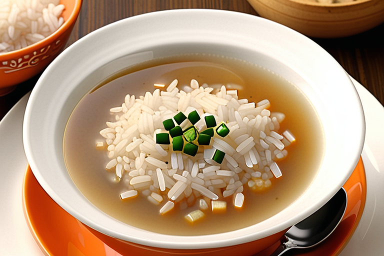 como hacer sopa de arroz