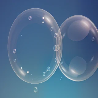 transparent bubbles