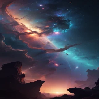 galactic background
