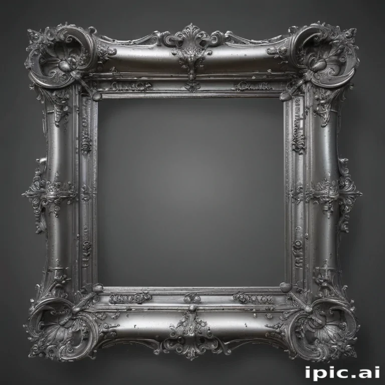silver frame png