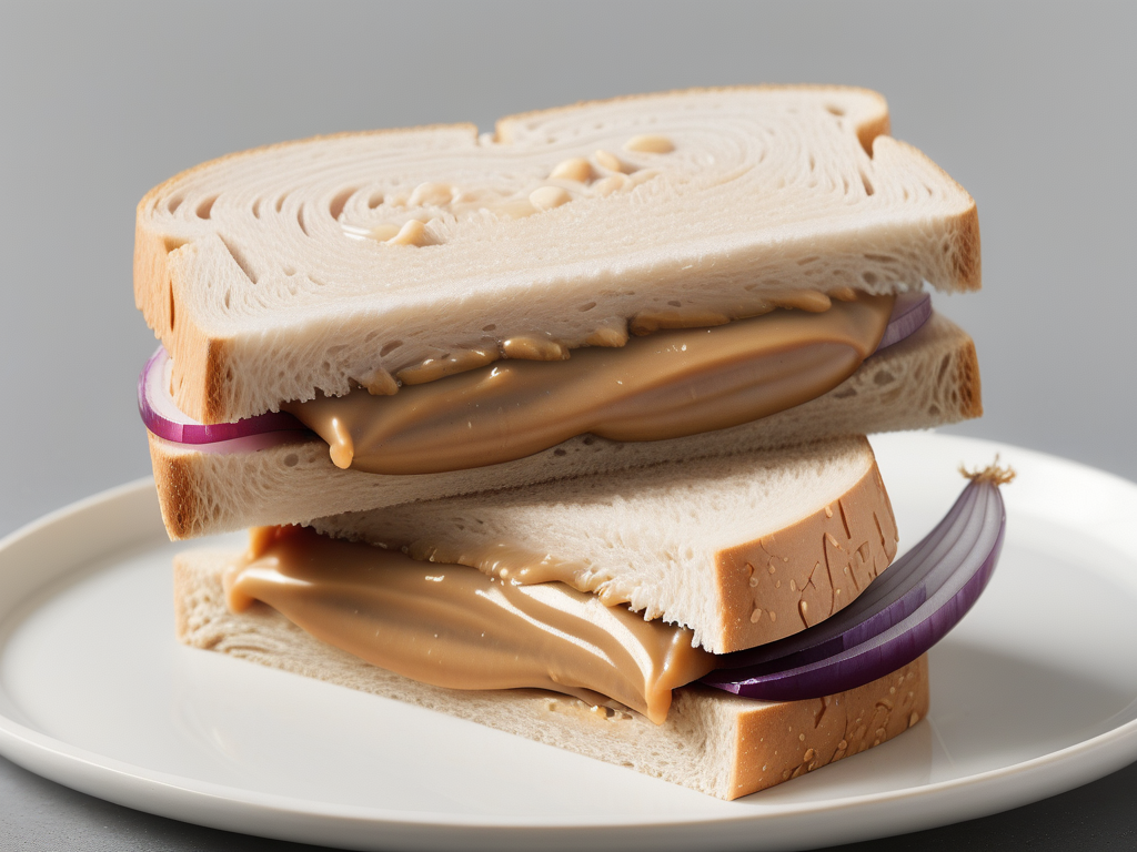 peanut butter and onion sandwich