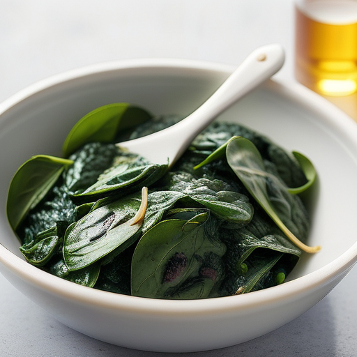 how to cook spinach with butter