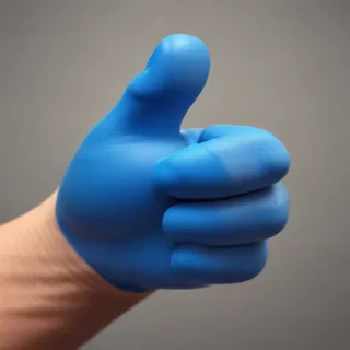 blue thumbs up emoji