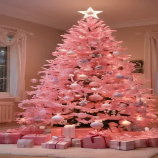christmas wallpaper pink