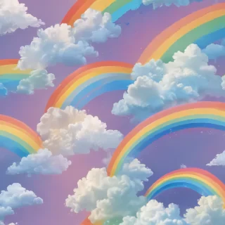 cute rainbow wallpaper