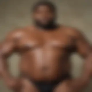 black fat man