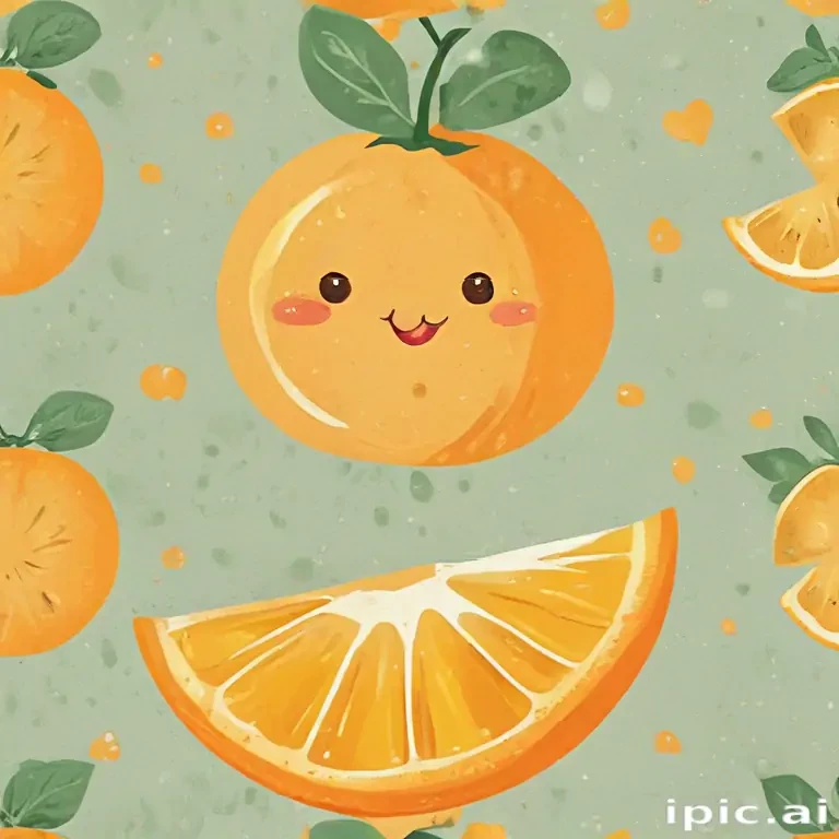 cute orange background
