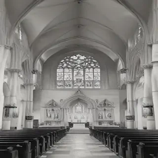 church drawing