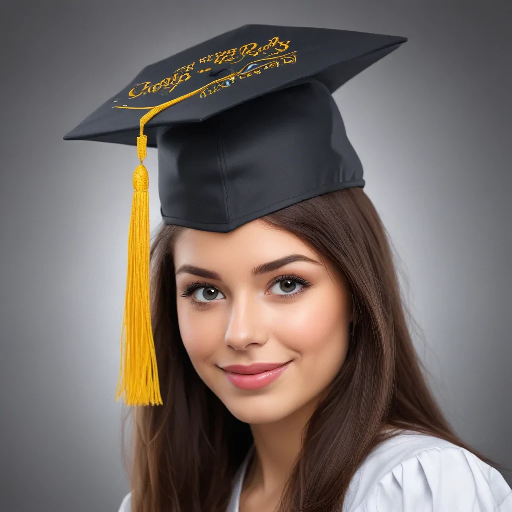 grad hat png