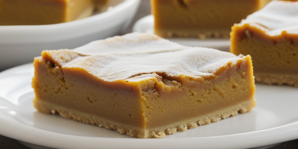 pumpkin pie bars with shortbread crust