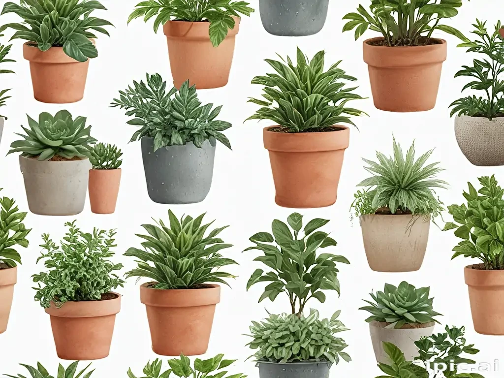 potted plants png