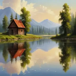 oil painting wallpaper