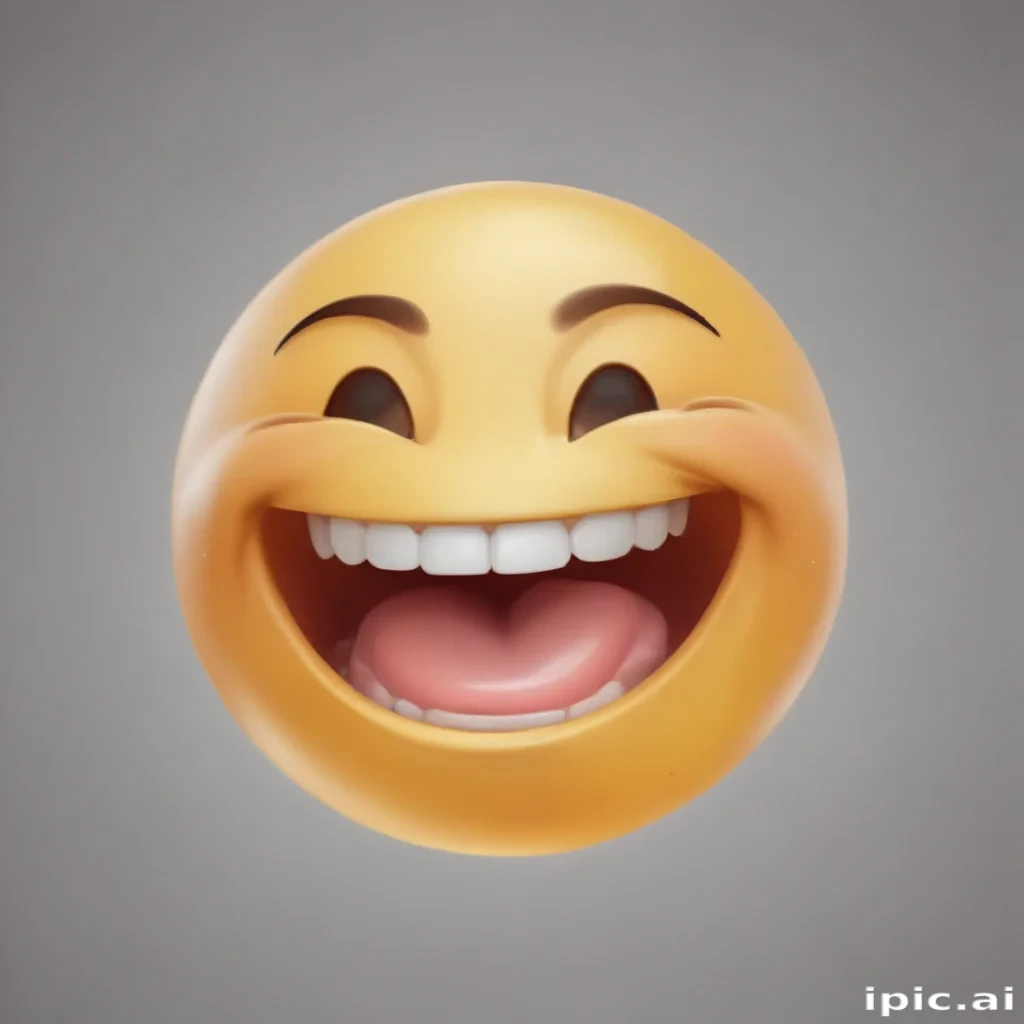 transparent laughing emoji